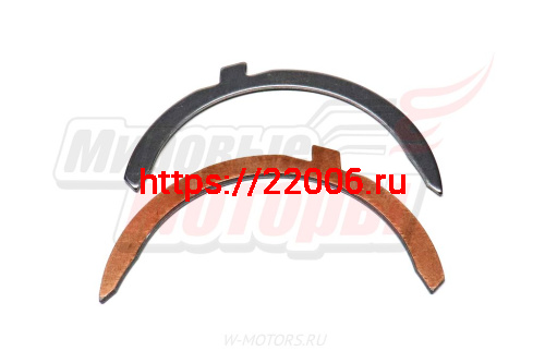 Полукольца коленвала FOTON 1049А, 1041, 1069, 1099, 1093, 1138 КОМПЛ=4ШТ (T31137551/T31137561) фото 3