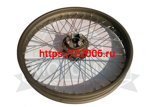 Обод 19" передний спицы,  диск. тормоз 1,85-19  FIREGUARD TRAIL 250, 36H, ось15мм., 4 отв (54010133) фото 2