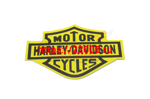 Наклейка "MOTOR HARLEY-DAVIDSON CYCLES" (12х15)