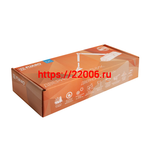 Доводчик Fuaro (Фуаро) дверной DC20-5/TS-68 WH до 110 кг (белый) фото 2 Доводчик Fuaro (Фуаро) дверной DC20-5/TS-68 WH до 110 кг (белый) фото 2