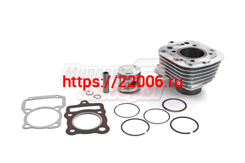Цилиндро-поршневая группа в сборе 157FMI (125CC,D57) Цилиндро-поршневая группа в сборе 157FMI (125CC,D57)