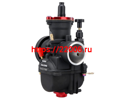 Карбюратор NIBBI Racing PWK28 (YJ), реком.двиг. 150-200 см3 (вход/выход 28 и 50 мм) фото 2