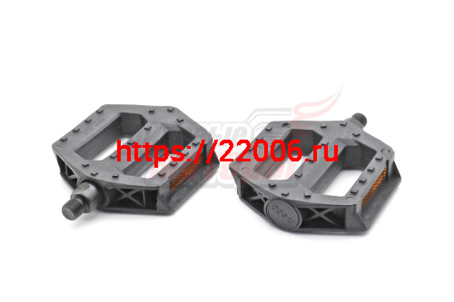 Педали пластик. 109-86мм "Neco" ось 1/2" с отражателями (WP401) Педали пластик. 109-86мм "Neco" ось 1/2" с отражателями (WP401)