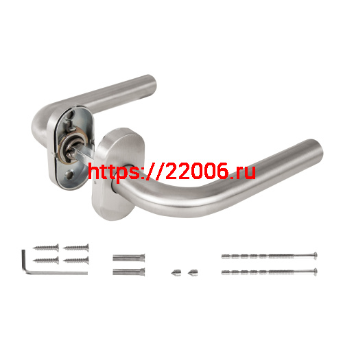 Ручка Fuaro (Фуаро) раздельная R.DSS201-0201P/19 INOX 201 (овальное основание) фото 4 Ручка Fuaro (Фуаро) раздельная R.DSS201-0201P/19 INOX 201 (овальное основание) фото 4