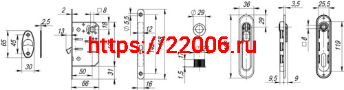Набор Armadillo (Армадилло) для раздвижных дверей SH.LD152.KIT011-BK (SH011-BK) SN-3 матовый никель фото 4 Набор Armadillo (Армадилло) для раздвижных дверей SH.LD152.KIT011-BK (SH011-BK) SN-3 матовый никель фото 4