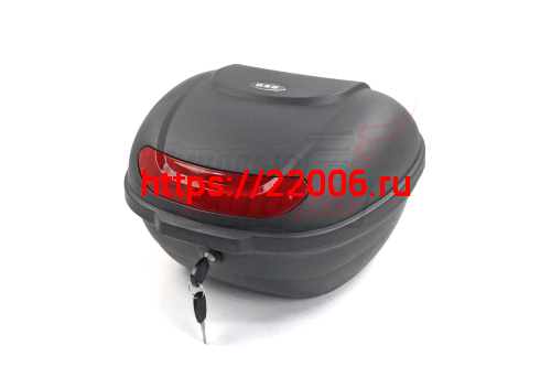 Кофр ALPHA (ящик задний) чёрный матовый Кофр ALPHA (ящик задний) чёрный матовый