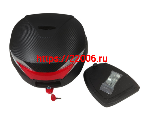 Кофр задний пластик JX  А-13, 30 л., черный