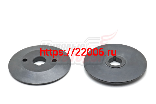 Шкив Буран крыльчатки (большой)(в комплекте:1полушкив с отверстием+1полушкив без отверстия)