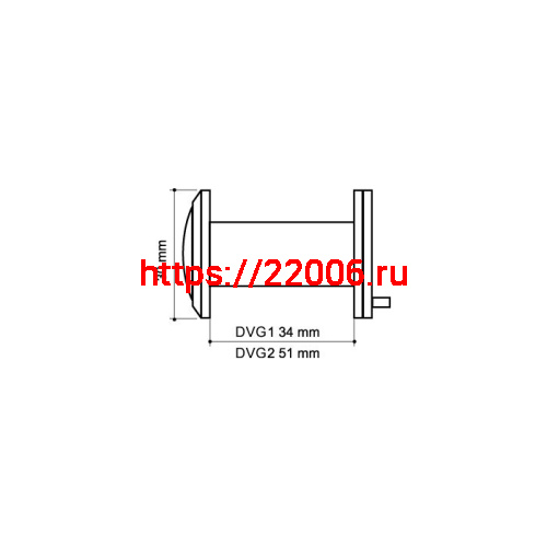 Глазок Armadillo (Армадилло) дверной противопожарный, оптика стекло DV-PRO 1/60-35/BR/HD (DVG1/HD) CP хром фото 3 Глазок Armadillo (Армадилло) дверной противопожарный, оптика стекло DV-PRO 1/60-35/BR/HD (DVG1/HD) CP хром фото 3