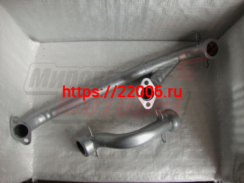 Прием.труба глушителя к дв. LIFAN 2V78 под с\х Буран(для штатной выхл.системы с/х Буран)(штаны+патр) Прием.труба глушителя к дв. LIFAN 2V78 под с\х Буран(для штатной выхл.системы с/х Буран)(штаны+патр)