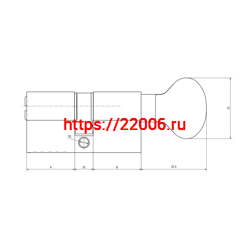 Цилиндровый механизм Kale kilit (Кале килит) с вертушкой 164 BM/100 (40+10+50) mm никель 5 кл. фото 5 Цилиндровый механизм Kale kilit (Кале килит) с вертушкой 164 BM/100 (40+10+50) mm никель 5 кл. фото 5