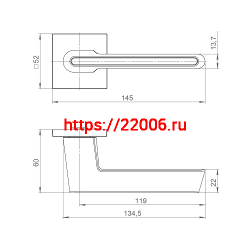 Ручка Ajax (Аякс) раздельная K.JS51.STICK SN/WH-19 матовый никель/белый фото 2 Ручка Ajax (Аякс) раздельная K.JS51.STICK SN/WH-19 матовый никель/белый фото 2