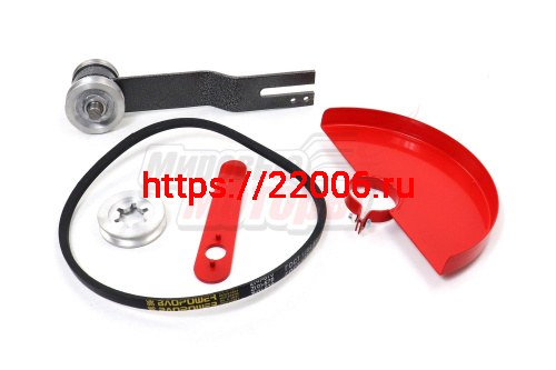 Насадка-болгарка (UM) к б/п HUSQVARNA (d180мм,болгарка, наждак) (коробка, инструкция) (шкив - 6зуб.)