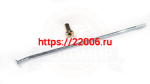 Спица Ява с нипелем 18" (уп. 36 шт) Спица Ява с нипелем 18" (уп. 36 шт)