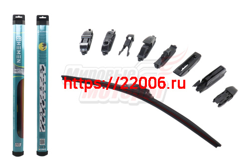 Щётка стеклоочистителя бескаркасная Sport-Design HEMEN 530 мм + 8 адаптеров (HBL530) Щётка стеклоочистителя бескаркасная Sport-Design HEMEN 530 мм + 8 адаптеров (HBL530)