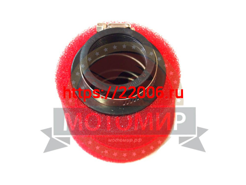 Фильтр воздушный нулевого сопротивления поролон, ЦИЛИНДР (d=45 мм)