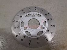 Диск тормозной FT50QT-3,QT-4A плоский(для ободов 10",внутрен.d=40 мм,внеш. D=155 мм,межос.расс.56мм)