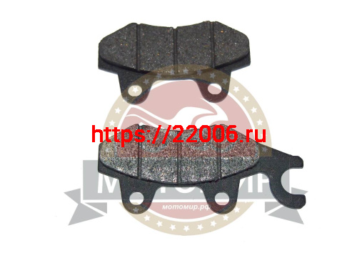 Колодки тормозные дисковый тормоз Гиро180 с ухом (левые) Z50R, Volcan, Мираж FA165 (НАБОР)