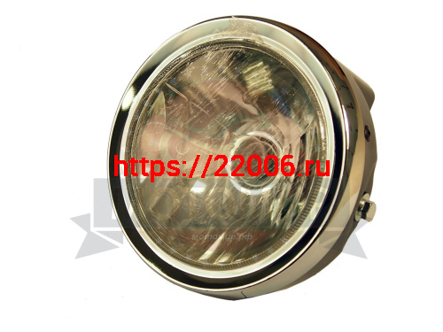 Фара Иж, Урал, Днепр круглая импортная, пластмасса Фара Иж, Урал, Днепр круглая импортная, пластмасса