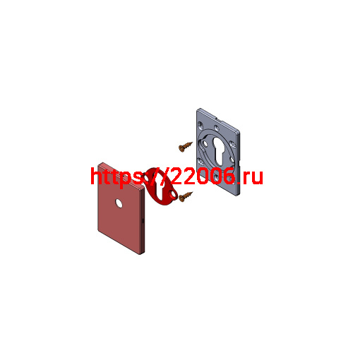 Накладка Fuaro (Фуаро) на шток цилиндра ESC.O.RL/K.486 (ESC 486-O RL) BL черный (1шт.) фото 2 Накладка Fuaro (Фуаро) на шток цилиндра ESC.O.RL/K.486 (ESC 486-O RL) BL черный (1шт.) фото 2
