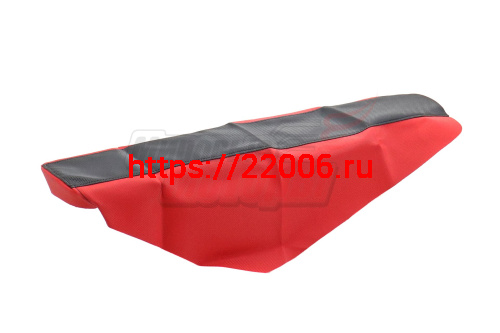 Чехол седла KAYO (универсальный большой)ЧЕРНО-КРАСНЫЙ