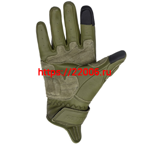 Перчатки SCOYCO (оригинал) MC-154, кожанные хаки, р-р  L фото 2