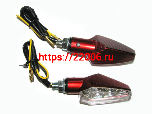 Указатель поворота светодиодный №09 (MINI-LED-10) (2 штуки) Указатель поворота светодиодный №09 (MINI-LED-10) (2 штуки)