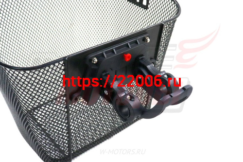 Корзина передняя на руль быстросъемная l26хw33хh27 фото 3