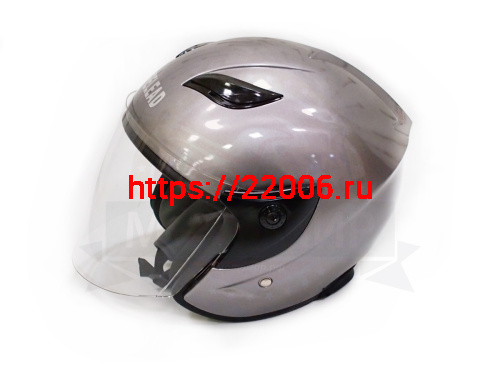 Шлем открытый "Safelead" HF-255В "колобки" Honda Grey размер M фото 4 Шлем открытый "Safelead" HF-255В "колобки" Honda Grey размер M фото 4