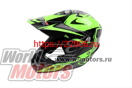Шлем SAFEBET HF-115 чёрно-зелёный Q206Y "S,M,L,XL,XXL" (кроссовый) Шлем SAFEBET HF-115 чёрно-зелёный Q206Y "S,M,L,XL,XXL" (кроссовый)
