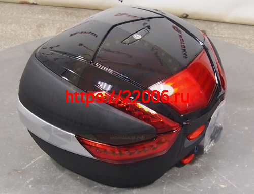 Кофр багажный мото задний CIGNA E-62 38л черный фото 2