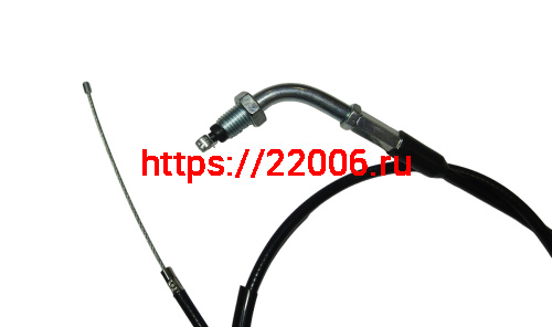 Трос газа L-870мм, ход-100мм, М10 загнутый, "Zodiak", Альфа фото 2 Трос газа L-870мм, ход-100мм, М10 загнутый, "Zodiak", Альфа фото 2