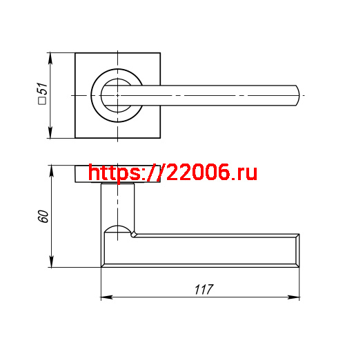 Ручка Ajax (Аякс) раздельная K.JK51.POLO TECH SN/CP-3 мат.никель/хром (белая коробка) фото 2 Ручка Ajax (Аякс) раздельная K.JK51.POLO TECH SN/CP-3 мат.никель/хром (белая коробка) фото 2