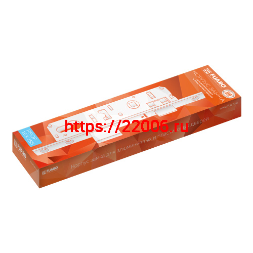 Корпус Fuaro (Фуаро) узкопрофильного замка с защелкой PROF153-25/85 (153-25/85) CP хром фото 2