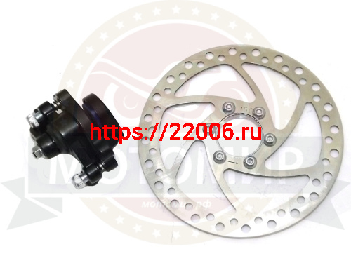 Тормоз дисковый (суппорт F180/R160 + диск 160 мм) DSK-DB03