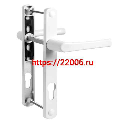 Ручка Punto (Пунто) на планке HANDLE.92.25.67-75 RAL 9016 белый Ручка Punto (Пунто) на планке HANDLE.92.25.67-75 RAL 9016 белый