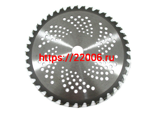 Нож для триммера 230*25.4*1.4мм 40-зубов победитовый