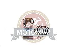 Поршень 56,50 мм 4 такт. 156/157FMI Хантер (CG/CB125D) 150см3 (кольца, палец, стопорн. кольца) STD