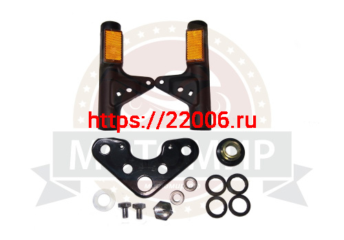 Вилка телескопическая передняя  COLT в сборе (барабанный тормоз) фото 2