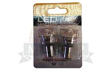 Лампа светодиодная (LED) 12V  (BA15S)  T15  24LED PY21W-P21W-S25-, 1156 1-конт белая