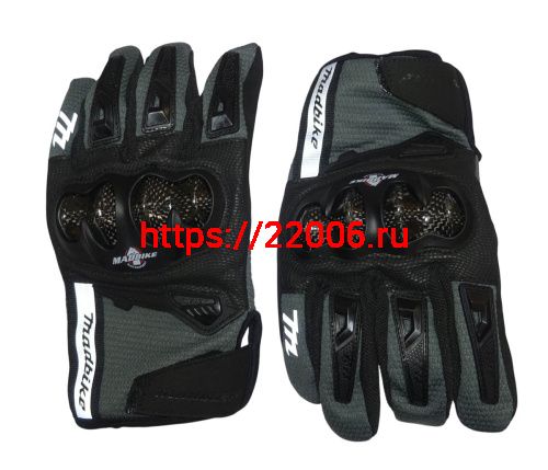 Перчатки MADBIKE-66, 2х цветные, защитные вставки. фото 2