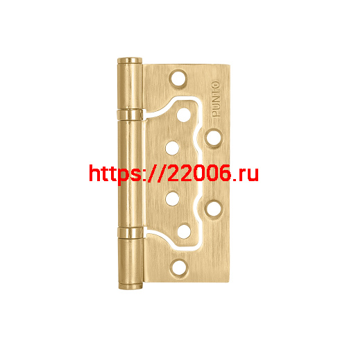 Петля Punto (Пунто) универсальная без врезки IN4200W-HD SSG (200-2B 100x2,5) сатин.золото Петля Punto (Пунто) универсальная без врезки IN4200W-HD SSG (200-2B 100x2,5) сатин.золото