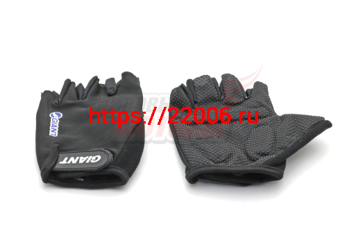 Перчатки без пальцев с гелиевыми вставками "GIANT" (разные цвета)