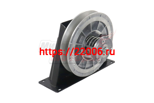 Кронштейн мотобуксировщика одноопорный в сборе с дисками (со шкивом)