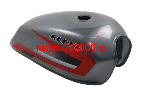 Бензобак Alpha WM тёмно-серебристый Бензобак Alpha WM тёмно-серебристый