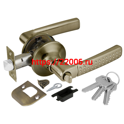 Ручка Punto (Пунто) защелка DK626 AB-ET (6026 AB-E) (кл./фик.) бронза Ручка Punto (Пунто) защелка DK626 AB-ET (6026 AB-E) (кл./фик.) бронза