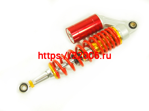 Амортизатор задний (L-340mm, D1-12mm, H1-20mm, D2-10mm, H2-20mm) Альфа,Дельта, Zodiak прем, с бачком Амортизатор задний (L-340mm, D1-12mm, H1-20mm, D2-10mm, H2-20mm) Альфа,Дельта, Zodiak прем, с бачком