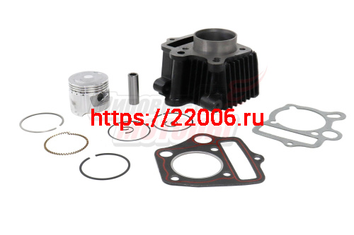 Цилиндр Delta, Zodiak, ОВ-70 в сборе 47мм (70см3) (Поршн. группа=цилиндр+порш.+палец+кольц.) Цилиндр Delta, Zodiak, ОВ-70 в сборе 47мм (70см3) (Поршн. группа=цилиндр+порш.+палец+кольц.)