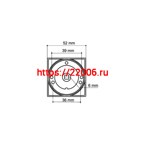 Ручка Armadillo (Армадилло) поворотная BK6.K.SQ52 (BK6/SQ) SN/CP-3 матовый никель/хром фото 3 Ручка Armadillo (Армадилло) поворотная BK6.K.SQ52 (BK6/SQ) SN/CP-3 матовый никель/хром фото 3