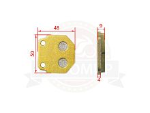 Колодки тормозные дисковые 38AK